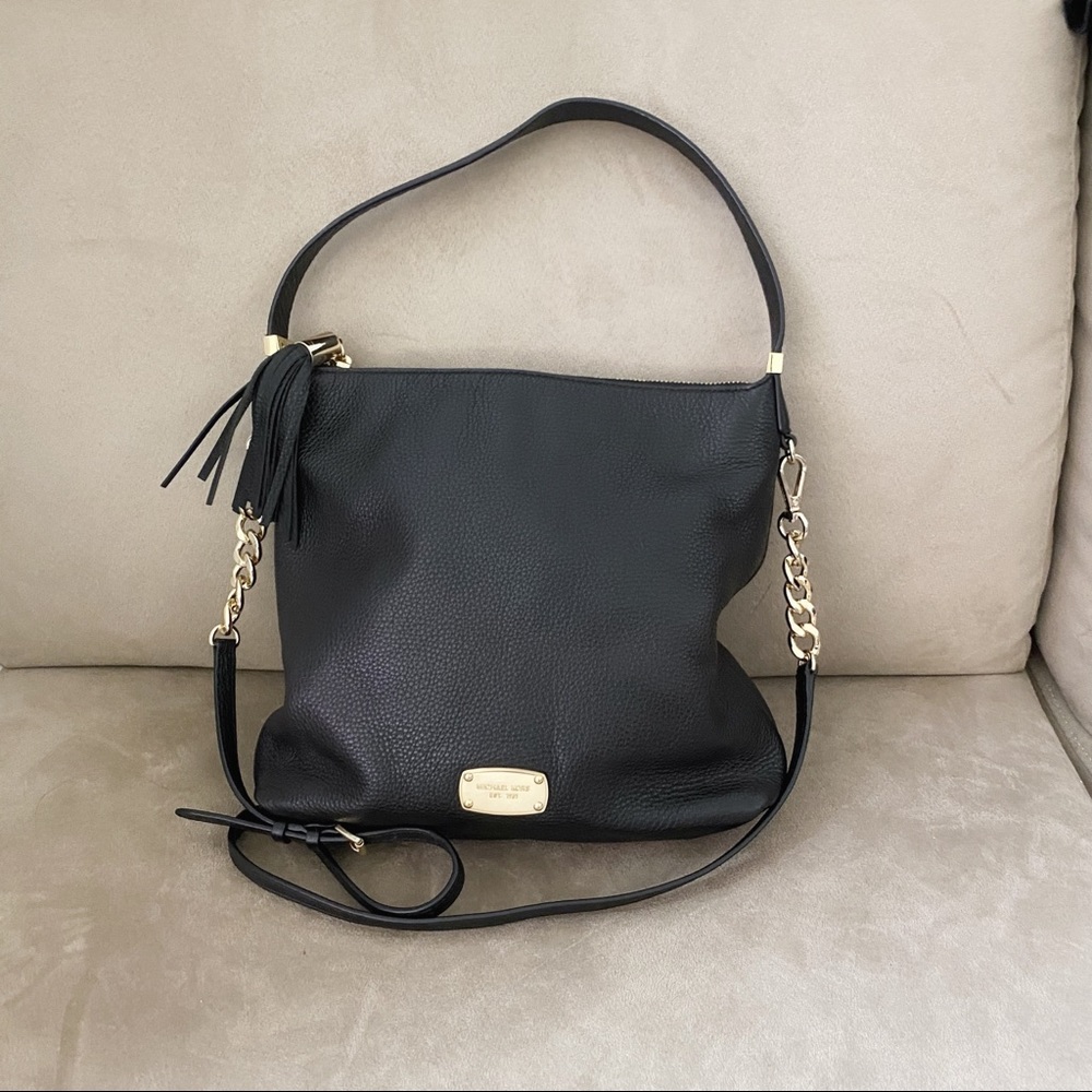 Michael Kors black crossbody shoulder bag